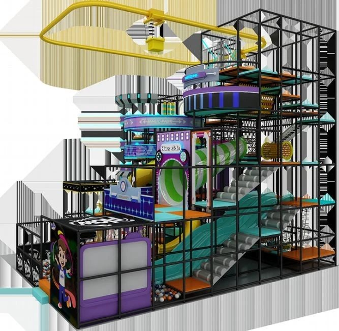 Cyber Energy Tower Theme Indoor Playground high quality